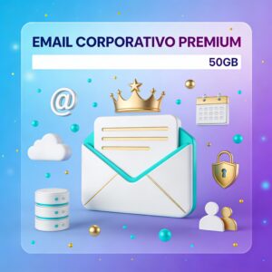 Email corporativo premium 50GB - Correo profesional avanzado con 50GB de almacenamiento, calendario, contactos y máxima seguridad