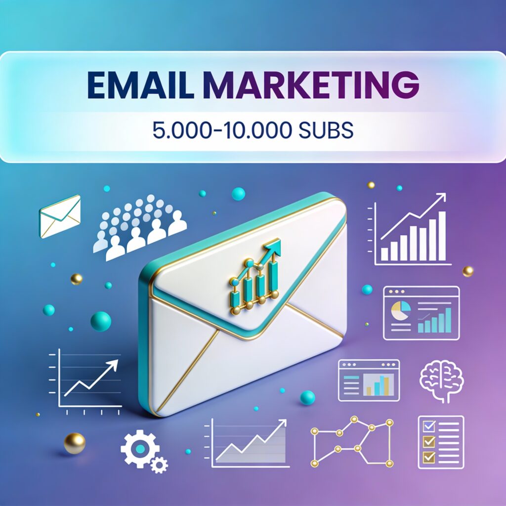 Servicio de email marketing 5000-10000 suscriptores - Solución empresarial con gestor dedicado, análisis predictivo y optimización continua