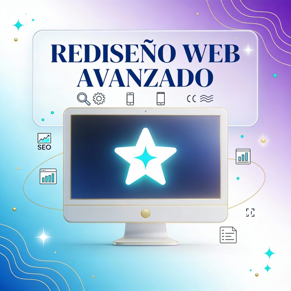 Servicio de rediseño web avanzado - Transformación completa de sitios web de 5 a 10 páginas con diseño premium, animaciones y SEO optimizado