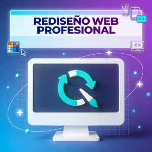 Servicio de rediseño web profesional - Modernización de sitios web de 1 a 4 páginas con diseño responsive y optimización de velocidad