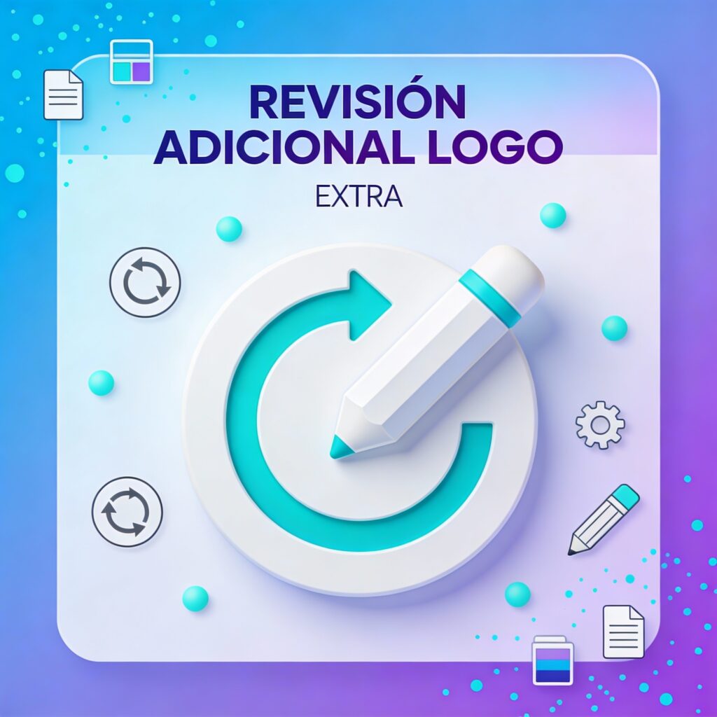 Servicio de revisión adicional de logo - Ronda extra de cambios fuera del paquete contratado para ajustes de diseño