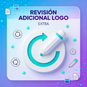 Servicio de revisión adicional de logo - Ronda extra de cambios fuera del paquete contratado para ajustes de diseño