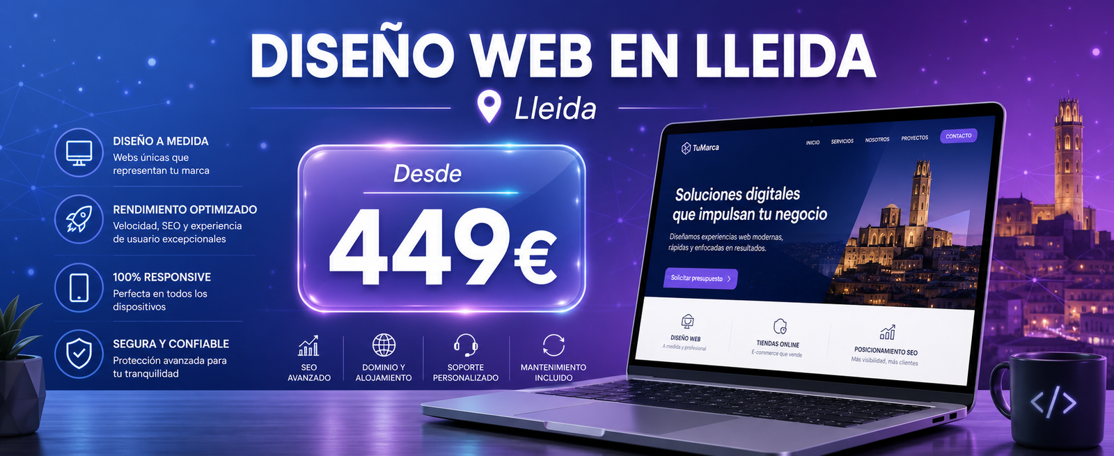 Diseño Web Lleida | Precios y Servicios