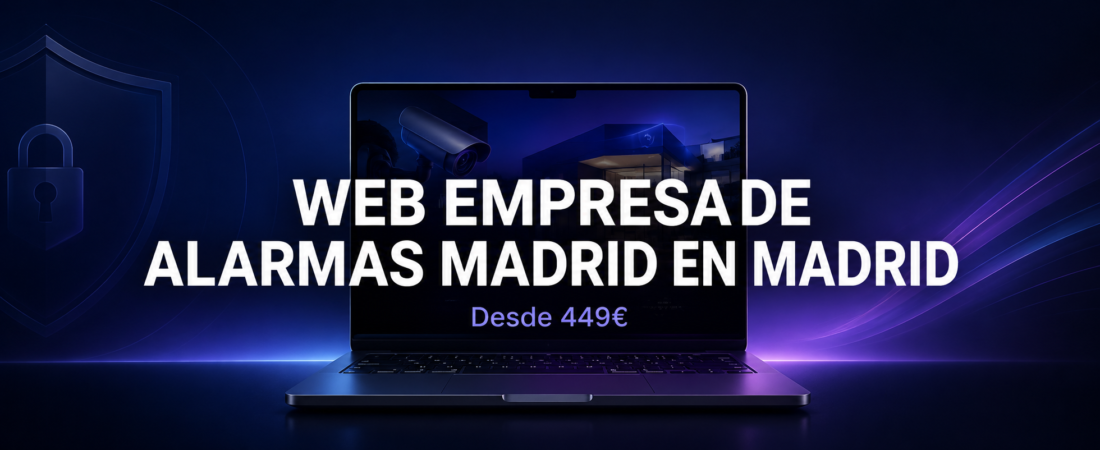 Web para Empresas de Alarmas en Madrid