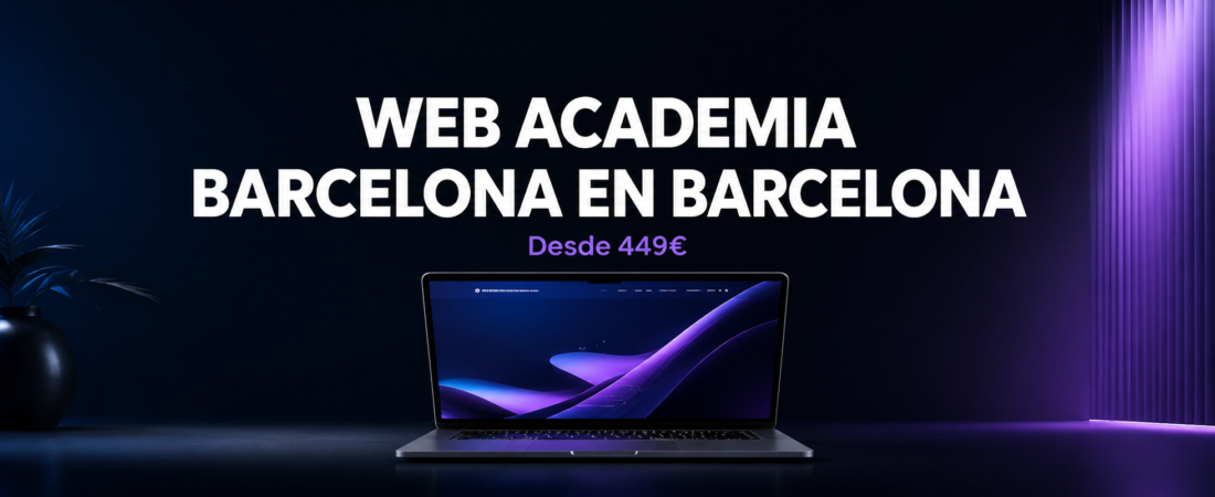 Web para Academias en Barcelona