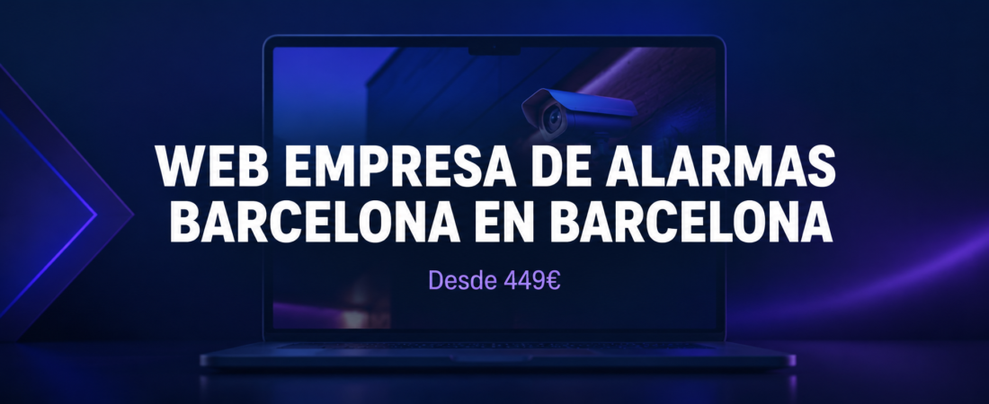 Web para Empresas de Alarmas en Barcelona