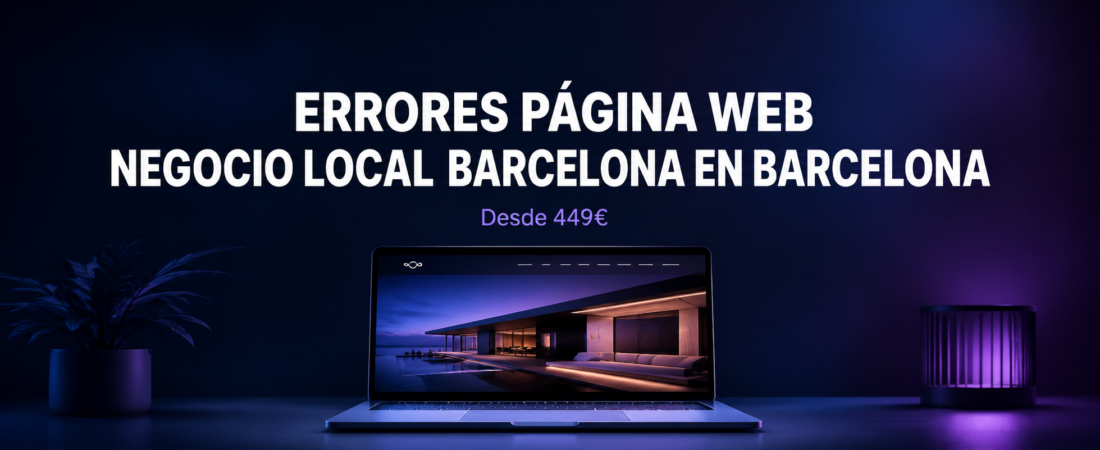 Errores de una Página Web para Negocio Local en Barcelona