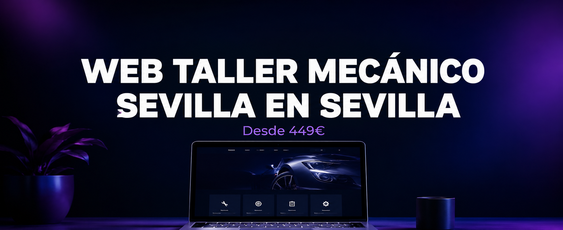Web para Talleres Mecánicos en Sevilla