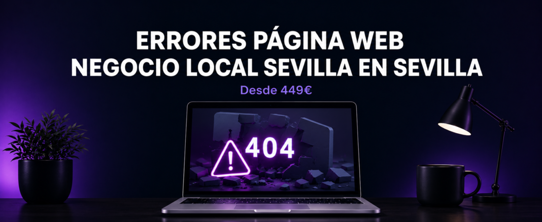 Errores de una Página Web para Negocio Local en Sevilla