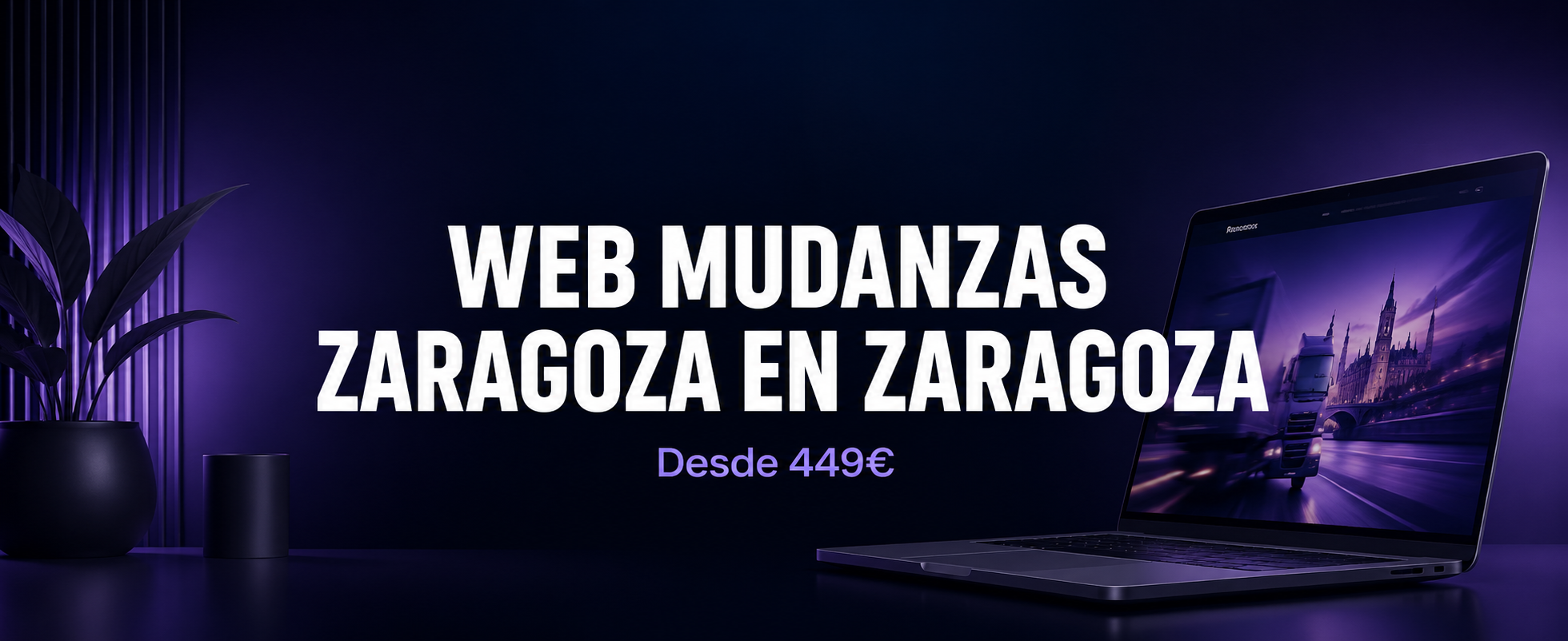 Web para Empresas de Mudanzas en Zaragoza