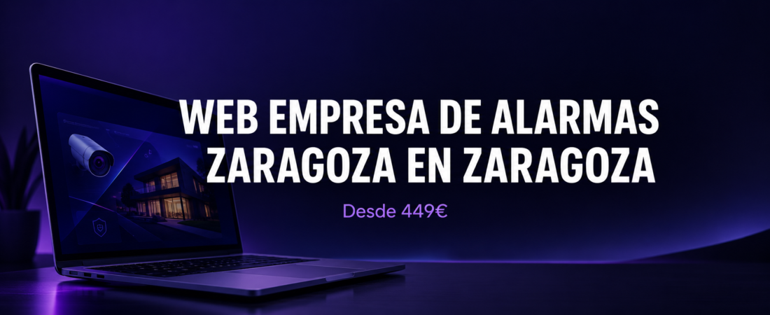 Web para Empresas de Alarmas en Zaragoza