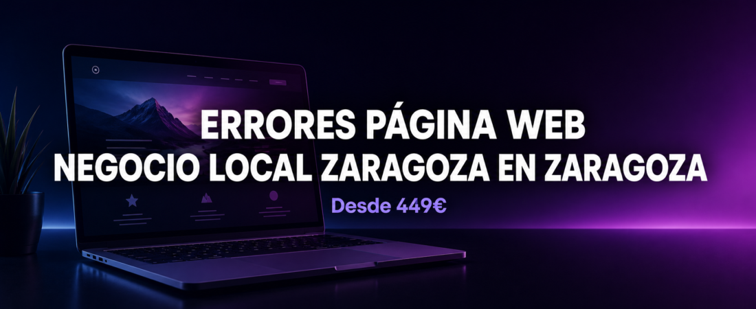 Errores de una Página Web para Negocio Local en Zaragoza